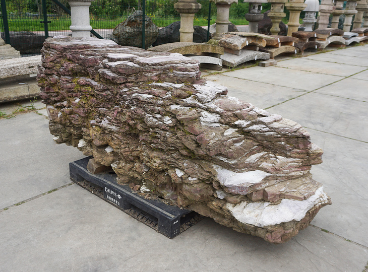 Akairo Ketsugan Stone, Japanese Ornamental Rock - YO06010559