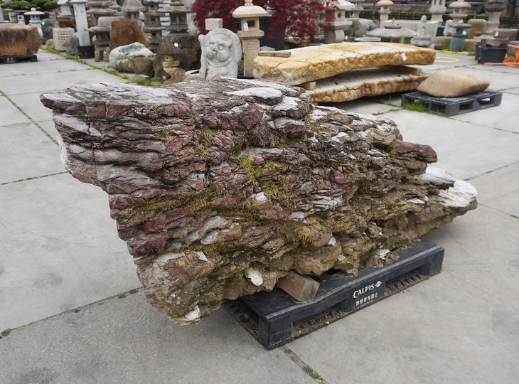 Akairo Ketsugan Stone, Japanese Ornamental Rock - YO06010559