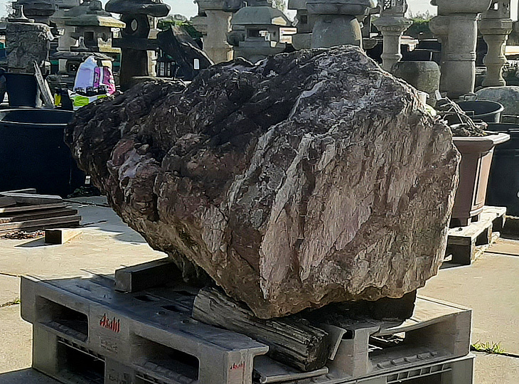 Murasaki Kibune Stone, Japanese Ornamental Rock - YO06010347
