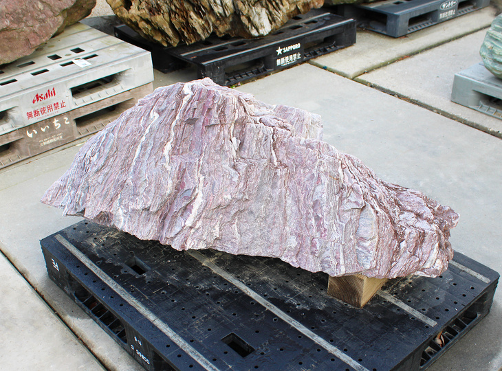 Red Shikoku Stone, Japanese Ornamental Rock - YO06010570