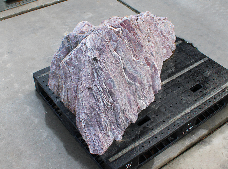 Red Shikoku Stone, Japanese Ornamental Rock - YO06010570