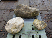 Buy Tora Stone Sanzonseki Set, Japanese Ornamental Rocks for sale - YO06010476