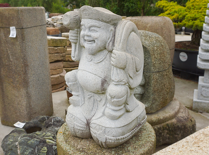 Daikokuten, Japanese Stone Statue - YO07010192