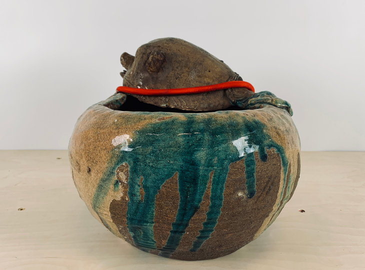 Hibachi Tanuki, Traditional Japanese Fire Bowl - YO07010042