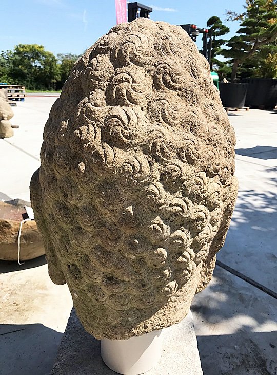 Japanese Buddha Head Granite - YO07010006