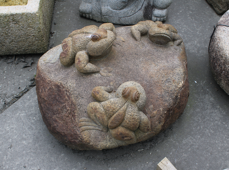 Kaeru Ishizo, Japanese Stone Frog Statue - YO07010268