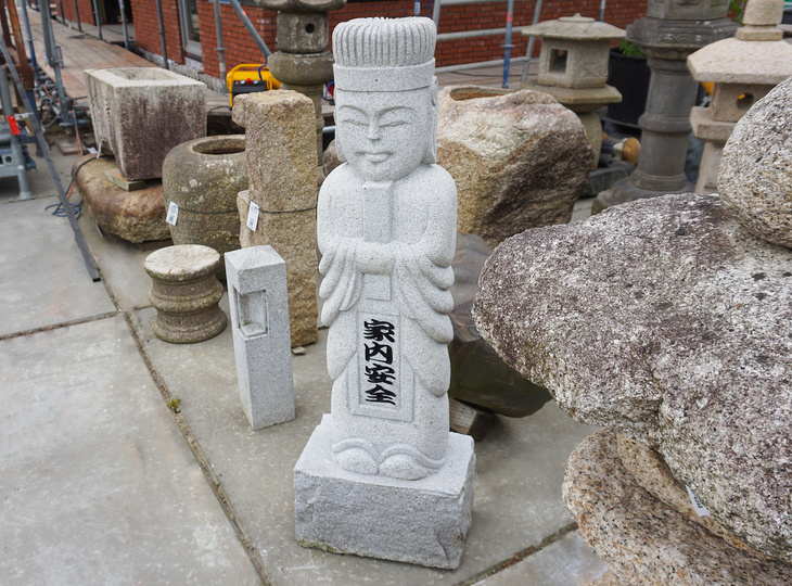 Buy Kannushi, Japanese Stone Shinto Priest Statue for sale - YO07010172