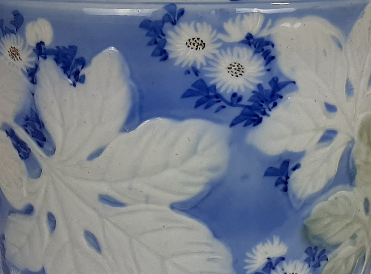 Porcelain Hibachi, Traditional Japanese Fire Bowl - YO07010057