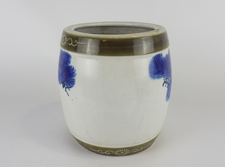 Porcelain Hibachi, Traditional Japanese Fire Bowl - YO07010063