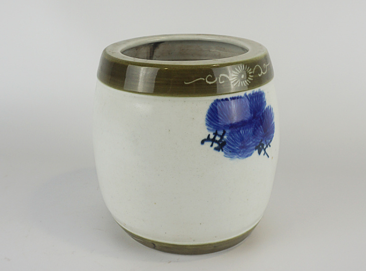 Porcelain Hibachi, Traditional Japanese Fire Bowl - YO07010063