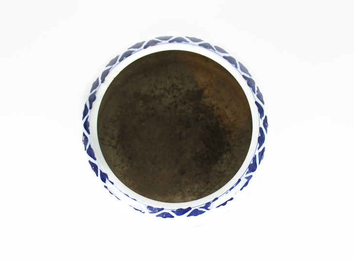 Porcelain Hibachi, Traditional Japanese Fire Bowl - YO07010244