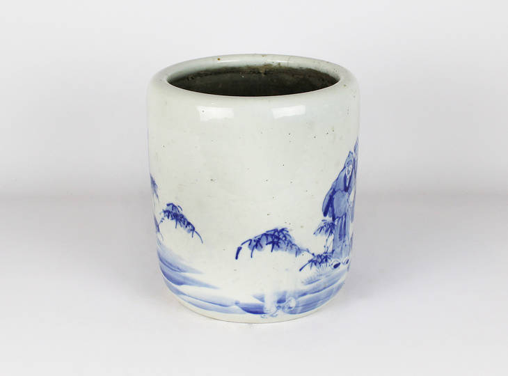 Porcelain Hibachi, Traditional Japanese Fire Bowl - YO07010254