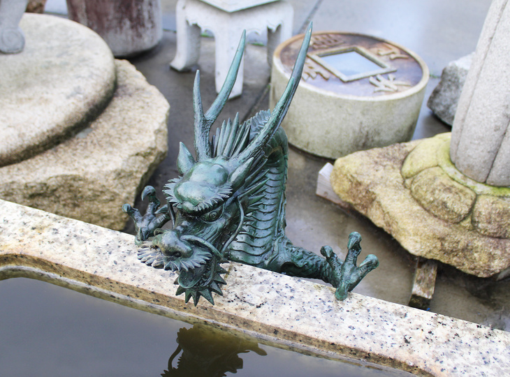 Shoryu Tosuiko, Japanese Bronze Dragon Water Spout  - YO07010238