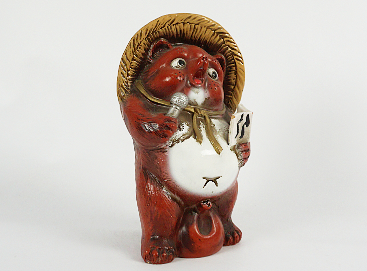 Tanuki, Japanese Ceramic Statue - YO07010128