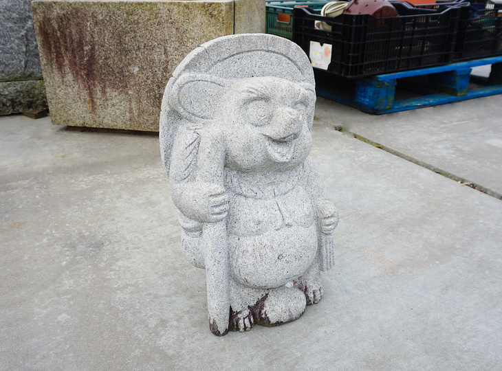 Tanuki, Japanese Stone Statue - YO07010181