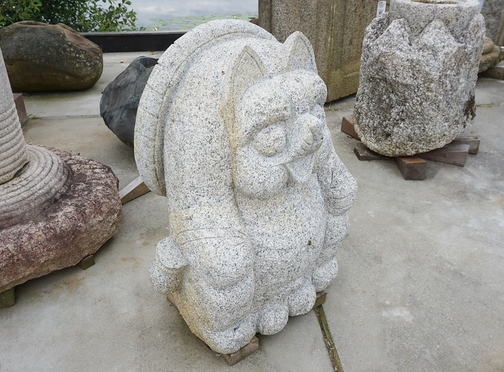 Tanuki, Japanese Stone Statue - YO07010185