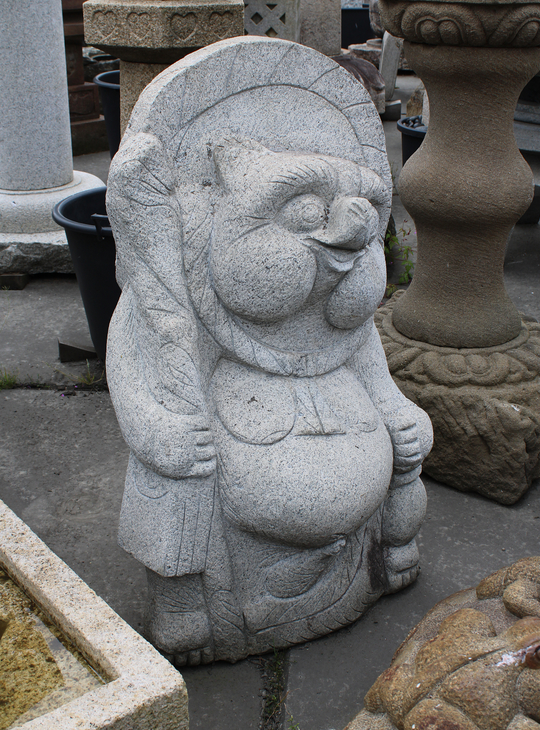 Tanuki, Japanese Stone Statue - YO07010269