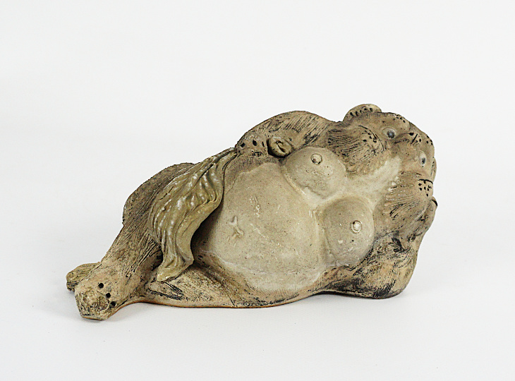 Tanuki Set, Japanese Ceramic Statue - YO07010126