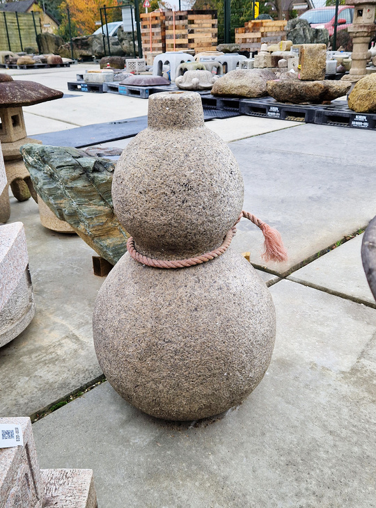 Tokkuri, Japanese Stone Sake Flask Garden Ornament - YO07010237