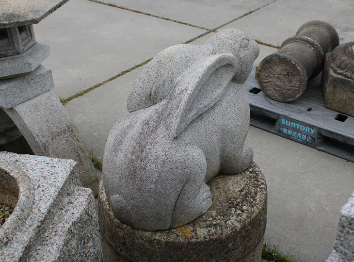 Usagi, Japanese Stone Rabbit Statue - YO07010271
