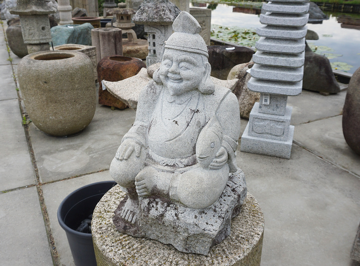 Buy Yebisu, Japanese Stone Statue for sale - YO07010184