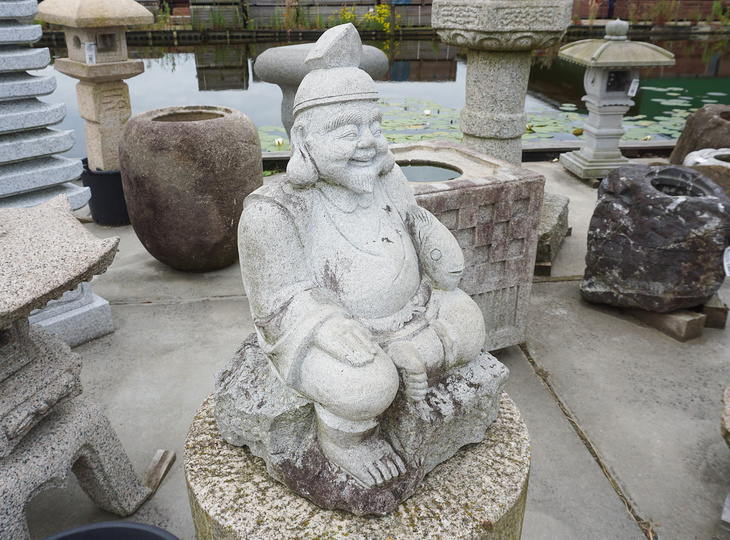 Yebisu, Japanese Stone Statue - YO07010184