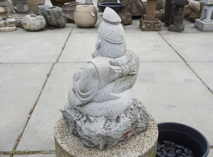 Yebisu, Japanese Stone Statue - YO07010184