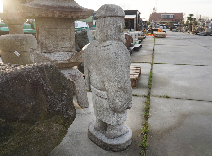 Daikokuten, Japans Stenen Standbeeld - YO07010173