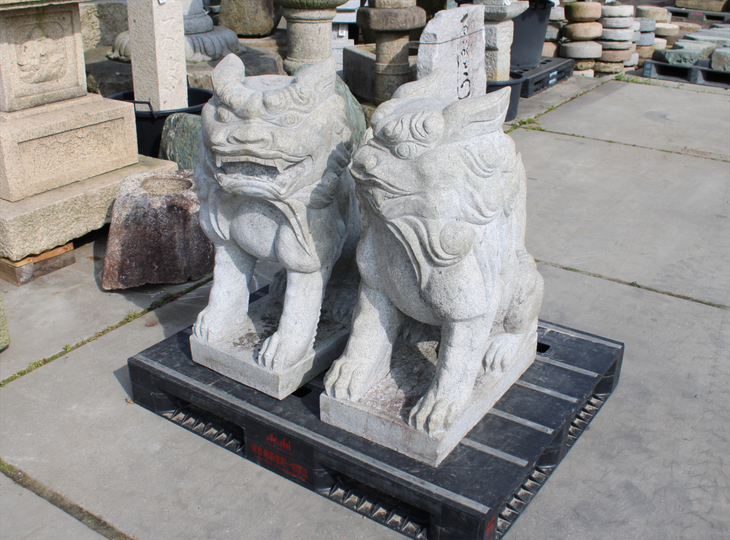 Komainu Set, Japanse Shishi Leeuwen Standbeelden - YO07010267