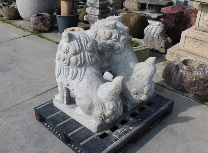 Komainu Set, Japanse Shishi Leeuwen Standbeelden - YO07010267