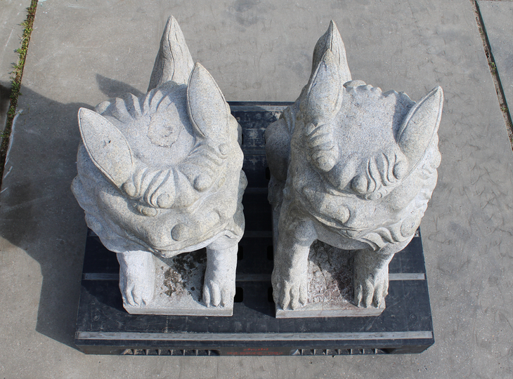 Komainu Set, Japanse Shishi Leeuwen Standbeelden - YO07010267