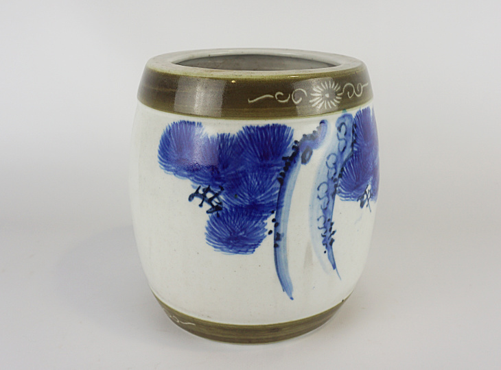 Porseleinen Hibachi, Traditionele Japanse Vuurpot - YO07010063