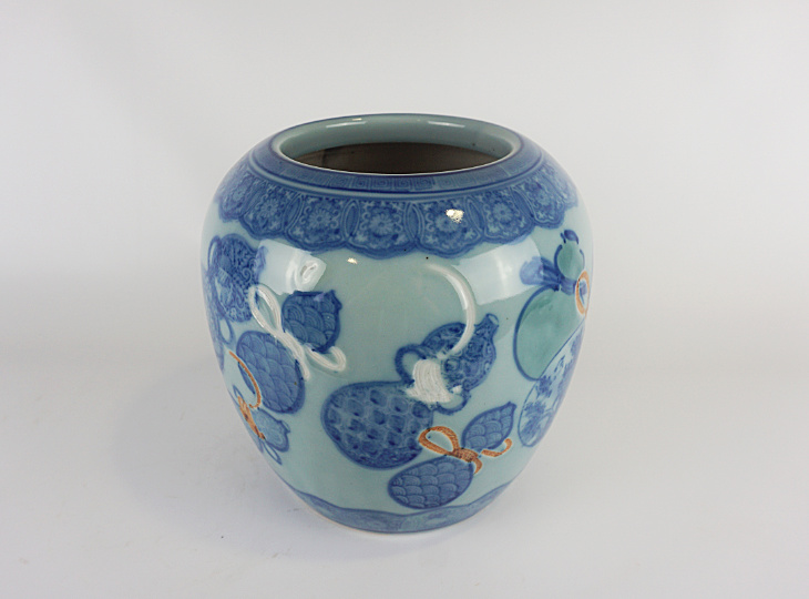 Porseleinen Hibachi, Traditionele Japanse Vuurpot - YO07010070