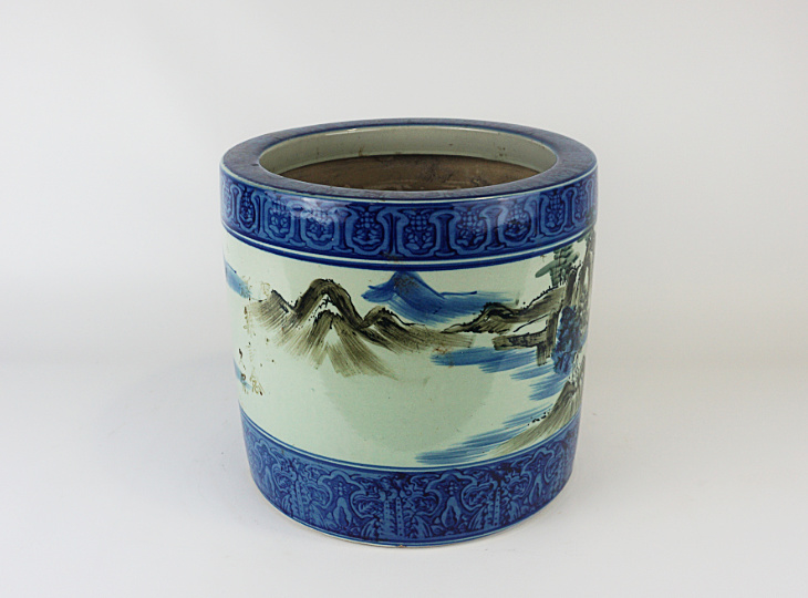 Porseleinen Hibachi, Traditionele Japanse Vuurpot - YO07010090