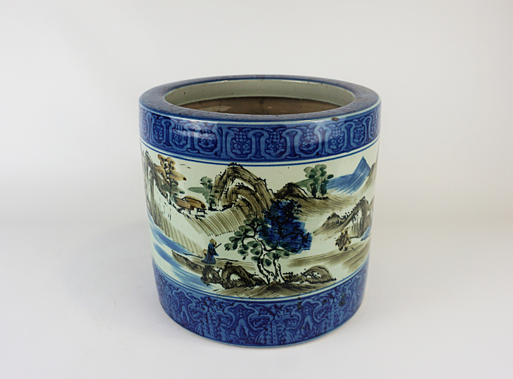 Porseleinen Hibachi, Traditionele Japanse Vuurpot - YO07010090