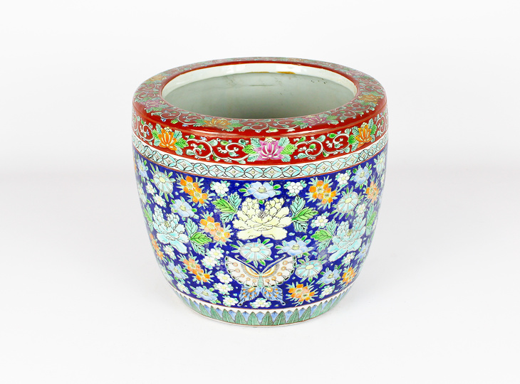 Porseleinen Hibachi, Traditionele Japanse Vuurpot - YO07010249