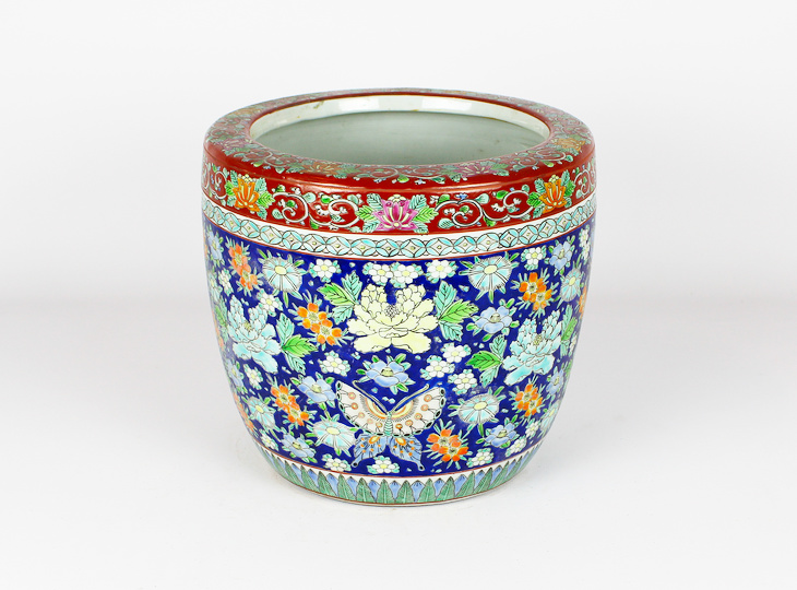 Porseleinen Hibachi, Traditionele Japanse Vuurpot - YO07010249