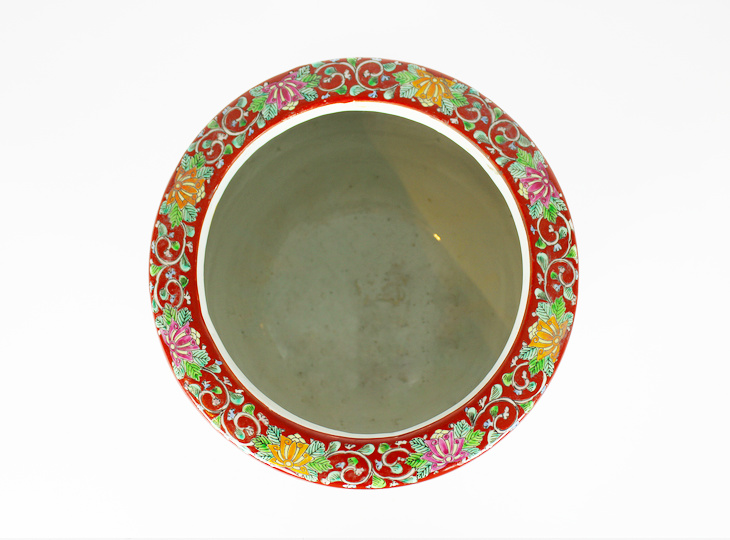 Porseleinen Hibachi, Traditionele Japanse Vuurpot - YO07010249