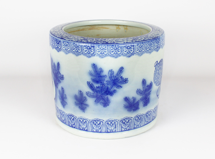 Porseleinen Hibachi, Traditionele Japanse Vuurpot - YO07010251