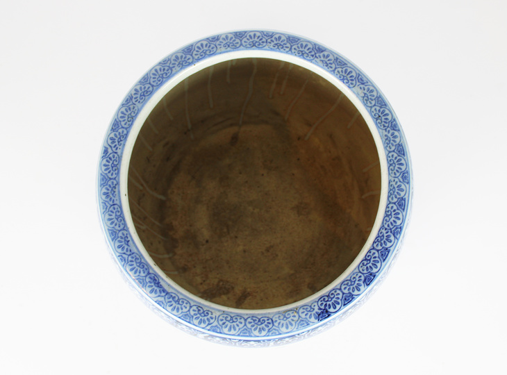 Porseleinen Hibachi, Traditionele Japanse Vuurpot - YO07010262