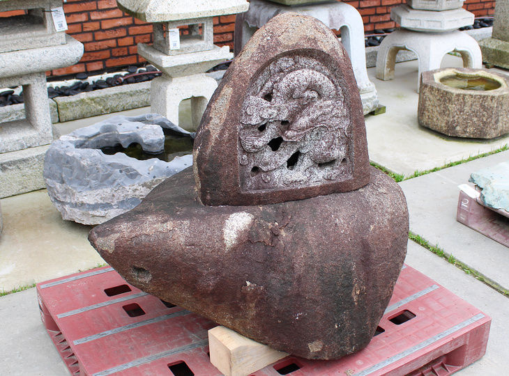 Ryu Ishizo, Japans Stenen Draak Beeld - YO07010265