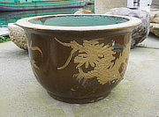 Koop Ryu Mizubachi, Traditionele Japanse Waterpot met Draak te koop - YO07010155