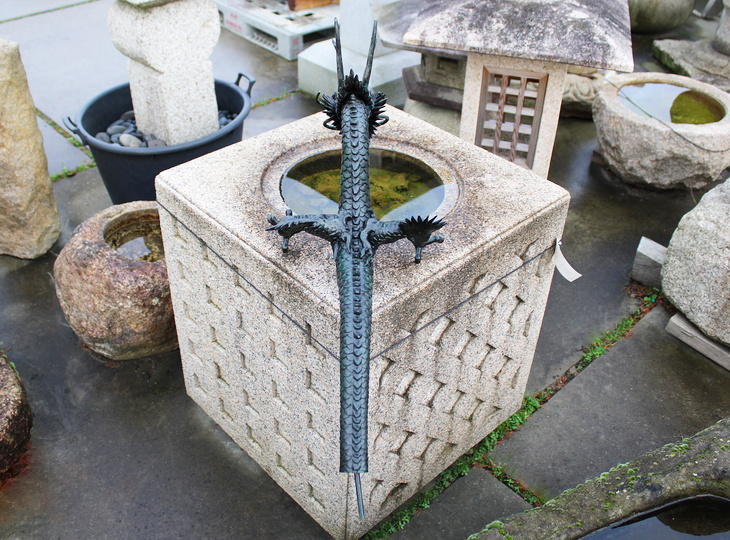 Shoryu Tosuiko, Japanse Waterspuit Bronzen Draak - YO07010239