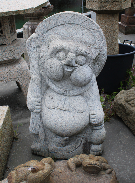 Tanuki, Japans Stenen Standbeeld - YO07010269