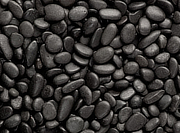 Black Pebbles 30-50 mm, Glitter Stone - YO08020001