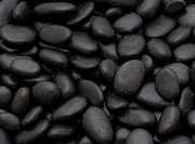 Black Pebbles 50-80 mm, Glitter Stone - YO08020002