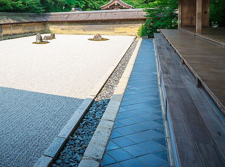 Ryōan-ji Ishidatami, Freestone Tiles - YO20020030