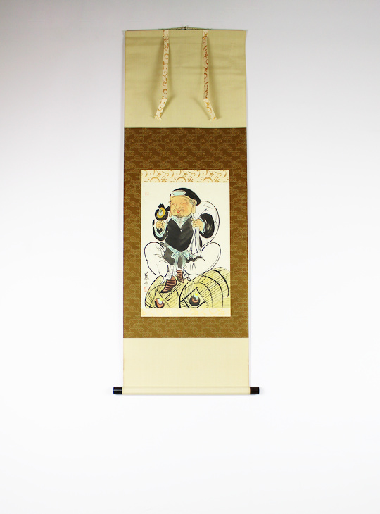 Daikokuten Kakejiku, Authentic Japanese Scroll - YO23010319