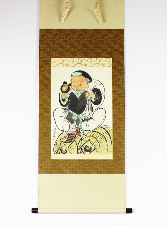 Daikokuten Kakejiku, Authentic Japanese Scroll - YO23010319