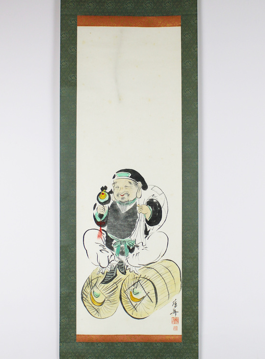 Daikokuten Kakejiku, Authentic Japanese Scroll - YO23010320